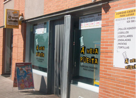 A Mesa Puesta - Comidas Alcázar