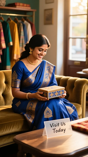 Experience the essence of Ilkal's finest craftsmanship with our Temple Kasuti Pure Silk and Handl… post image