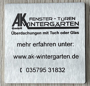 AK Wintergärten, Fenster und Türen GmbH An den Neubauten 5, 01936 Neukirch