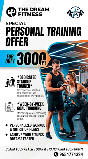 Personal training offers 3k per month post image