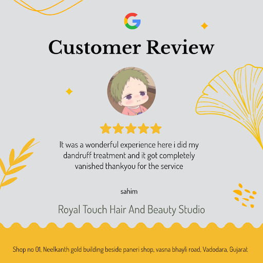 Sahim raves about her incredible experience at Royal Touch Hair And Beauty Studio in Vadodara! Sh… post image