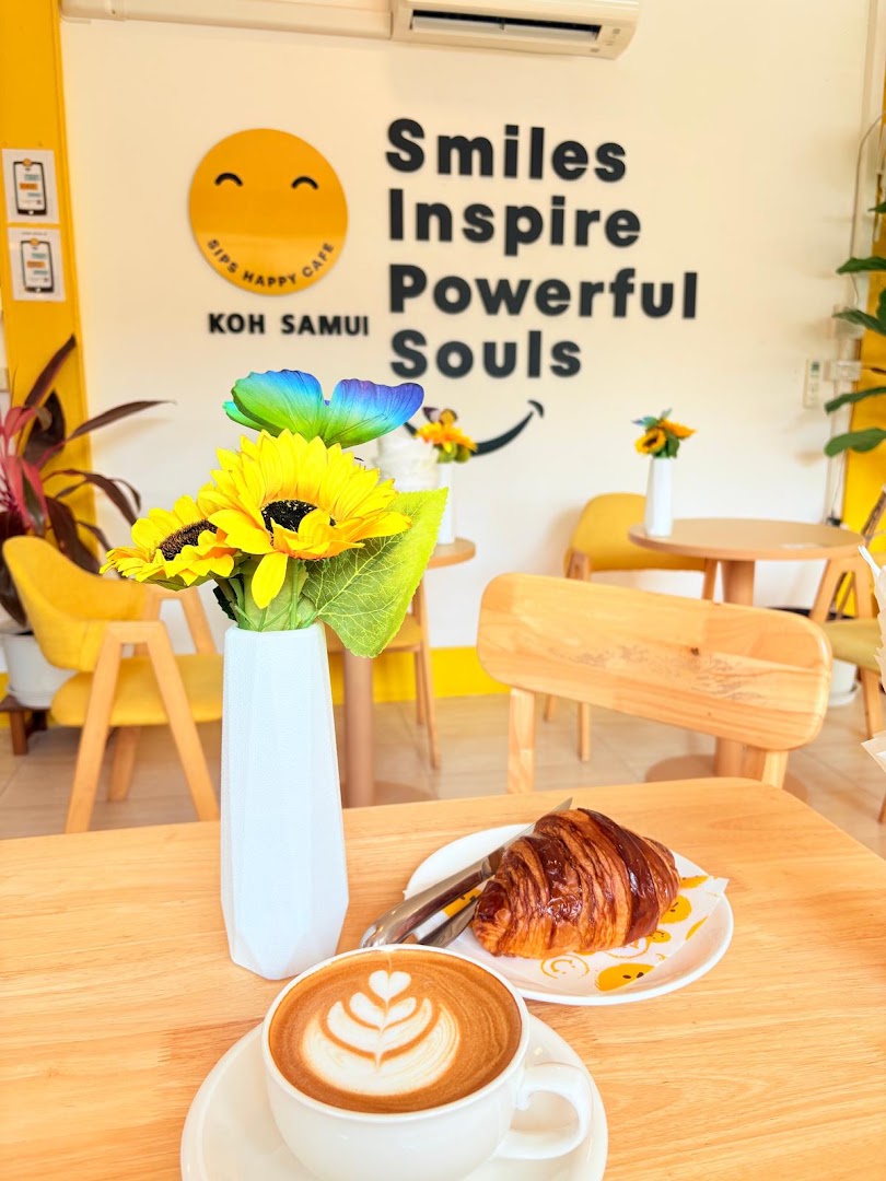 SIPS HAPPY CAFE 🌻 Breakfast, Coffee, Smoothies & Bagels