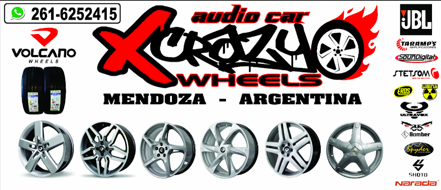 XCRAZYWHEELS LLANTAS,AUDIO ETC..., Author: Emmanuel Reinozo