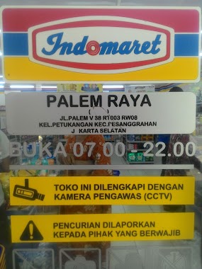 Indomaret Palem Raya. FGUL, Author: Slamet Rahardjo