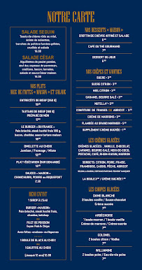 Menu Café de France L'Isle sur la Sorgue Page 1