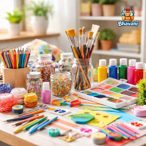 Bring your creative ideas to life with unique art and craft materials from New Bhavani Gift & Sta… post image