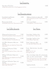 Menu Restaurant L'Ecurie Page 3