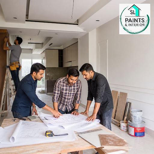 Planning a home makeover and worried about managing different contractors? SL PAINTS & INTERIOR b… post image