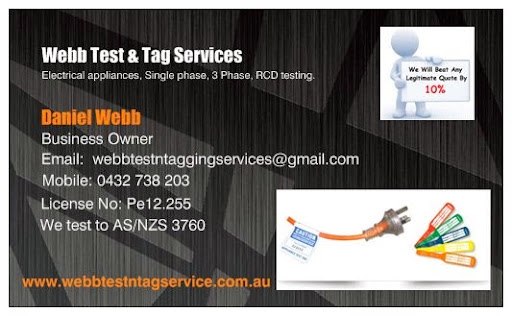Webb test n Tag Services
