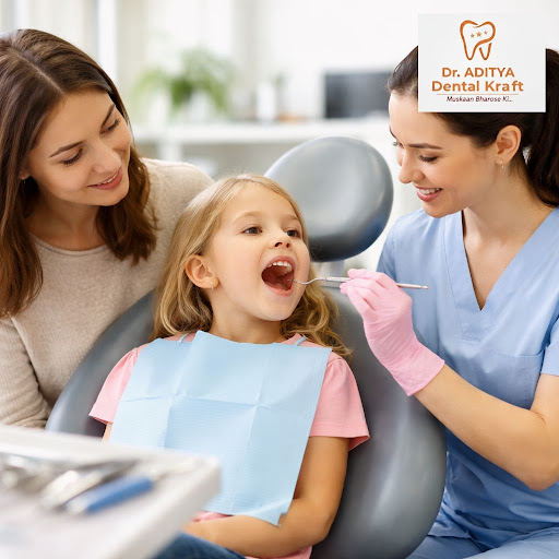 Wondering when to take your child to the dentist for the first time? At Dr. Aditya Dental Kraft i… post image