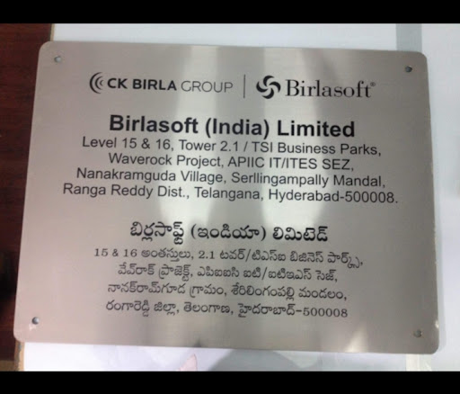 Steel nameplate