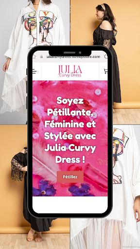 Julia Curvy Dress - Thumbnail