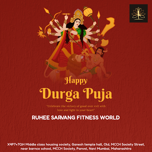 Celebrate Durga Pooja with serenity at Ruhee Sarvang Fitness World! Join our offline yoga class n… post image