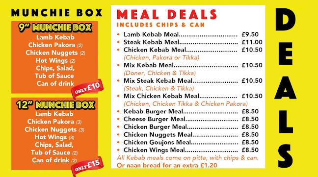 Jemos Kebabs & Pizza Open Times