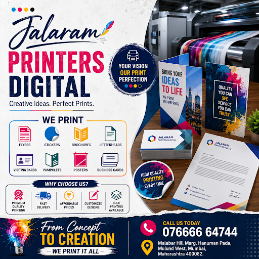Hello from all of us at Jalaram Printers Digital! 🌟 Whether you're looking to bring your creativ… post image