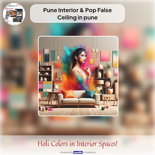 Holi Colors in Interior Spaces!