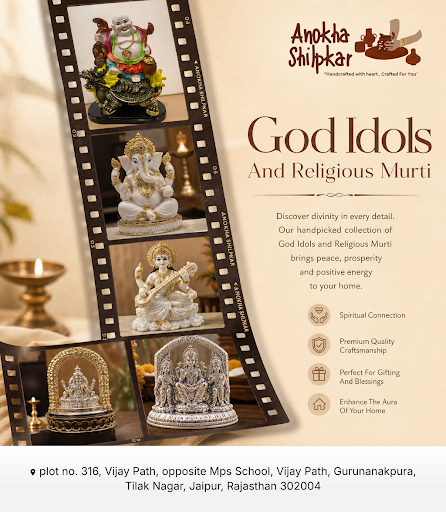 Discover handcrafted God Idols and Religious Murti at Anokha Shilpkar, your trusted gift stores n… post image