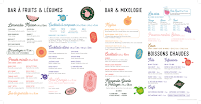 Menu Le Paradis du Fruit Atlantis - Saint-Herblain Page 1