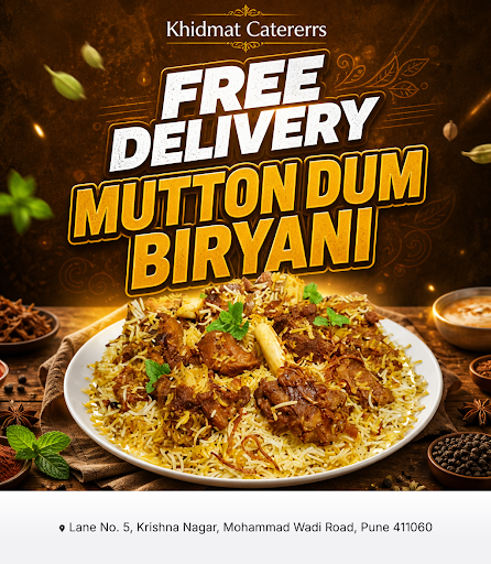 Indulge in the rich flavors of Khidmat Caterers' Mutton Dum Biryani, expertly prepared using trad… post image