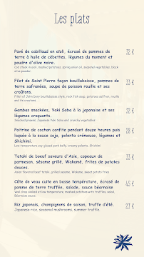 Menu Restaurant L'Hemingway Page 1