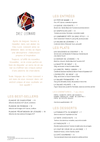 Menu Chez Léonard Page 2