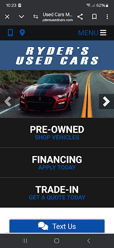 Ryder's Used Car's Inc.