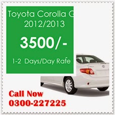 Rent A Car Service Pakistan karachi