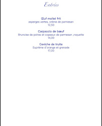 Menu Chez Louise Yvoire Page 7