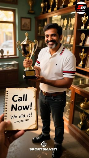 Winning moments, treasured forever! At SPORTSMASTI in Nagpur, discover the best trophies and mome… post image