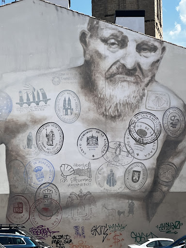 Graffiti del peregrino. - Thumbnail