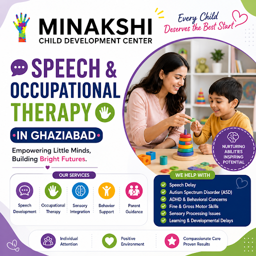 Minakshi Child Development Center is a trusted Speech & Occupational Therapy Center in Ghaziabad,… post image