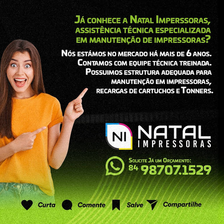 NATAL IMPRESSORAS - Conserto,Locação e Vendas de Impressoras e Insumos como  Tintas,Toners e Cartuchos.