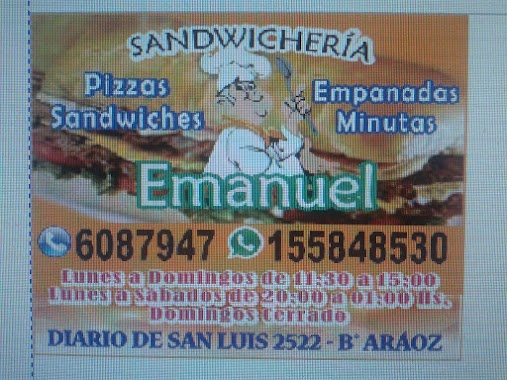 Sandwicheria Emanuel, Author: Andrea_2522 Copa