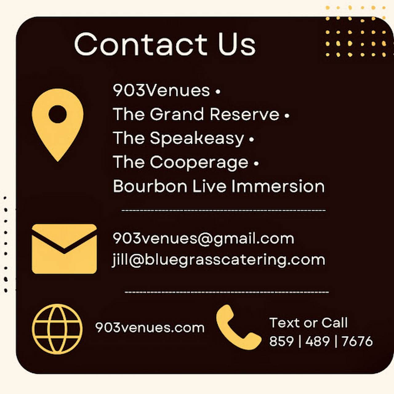 The Grand Reserve • 903 Venues - Event Venue in Lexington