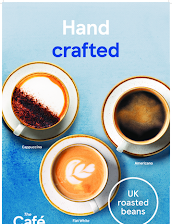 Hand Crafted Coffee Range at Tesco Cafe