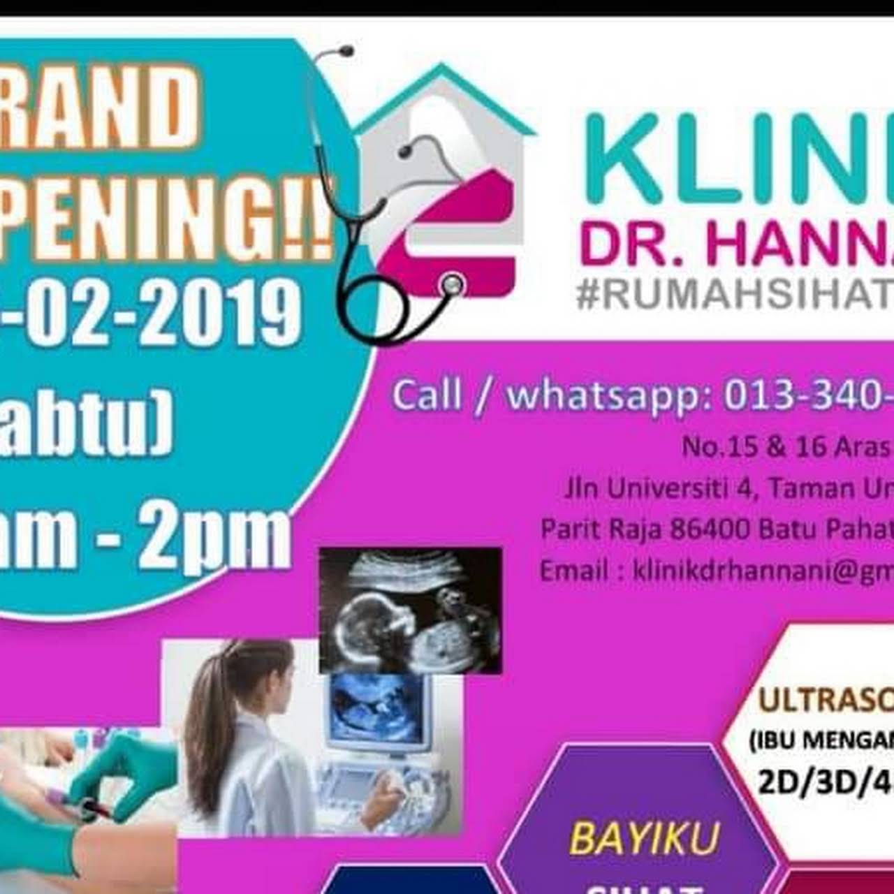 Klinik Dr Hannani - Medical Clinic in JOHOR