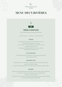 Menu Château de Saulon Page 1
