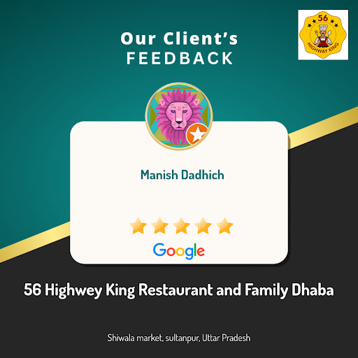 Manish, a satisfied customer, raves about the exceptional service at 56 Highwey King Restaurant a… post image