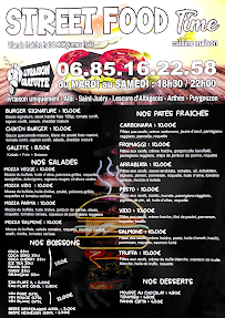 Menu Street Food Time Page 1