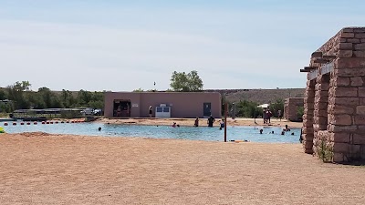 Bottomless Lake State Park marker