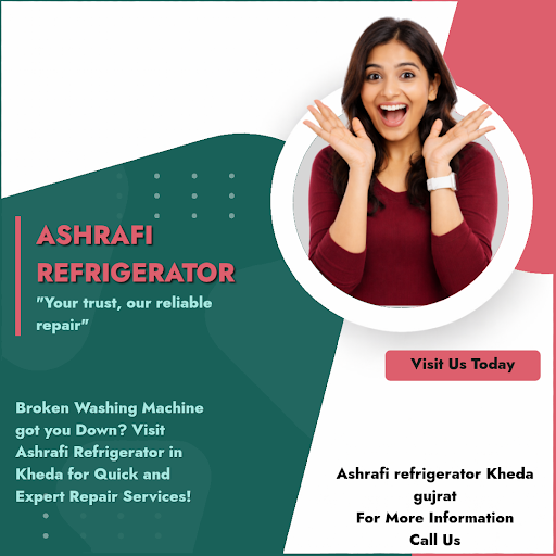 Washing Machine got you Down? Visit Ashrafi Refrigerator in Kheda for Quick and Expert Repair Ser… post image