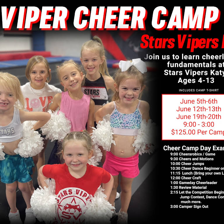 Stars Vipers on X: T-Minus 48 Hours until we kick off our 2017-2018 Action  Spirit camp at Tumble Tech in Cedar Park!! #thatsaction   / X