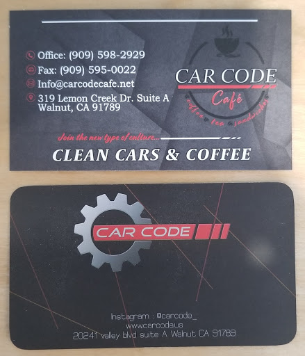 Car Code Cafe - Visual