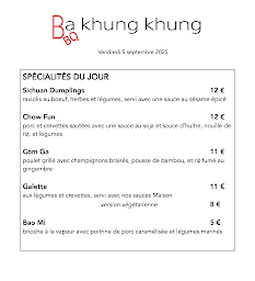 Photo n°38 de Ba khung khung à Versailles (Marché)