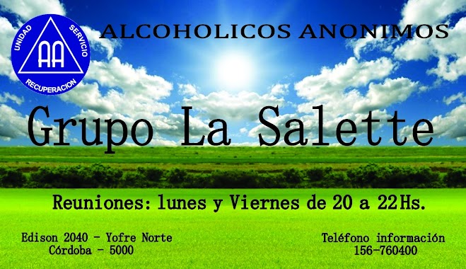 Alcohólicos Anónimos Grupo La Salette, Author: Carlos Aldorino