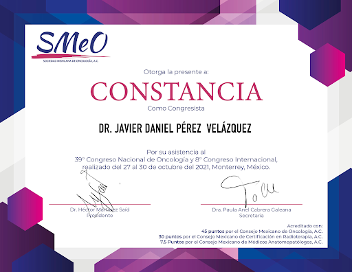 Dr. Javier Daniel Pérez Velázquez (Oncólogo Médico Fresnillo) - Thumbnail