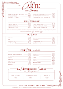 Menu Chez Henriette, Bouillon - Bistrot Français Page 2