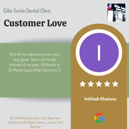 Intkhab from Jammu raves about the exceptional service at Elite Smile Dental Clinic, praising the… post image