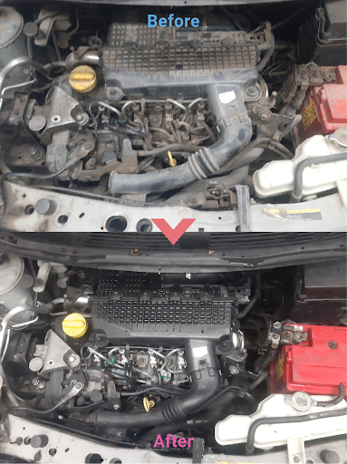 Engine deep cleaning service available on Extreme wash and detailing price starting 199 rupees only post image