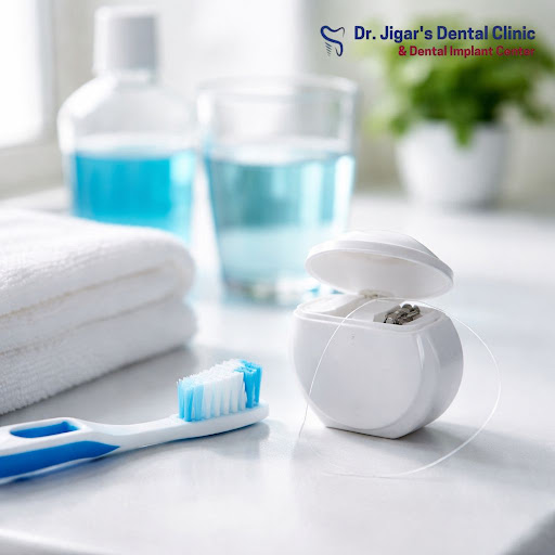 Flossing just once a day can make a huge difference to your oral health. At Dr.Jigar Dental Clini…